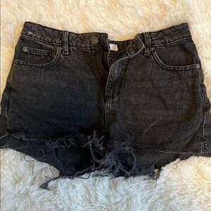 Black Garage jean shorts